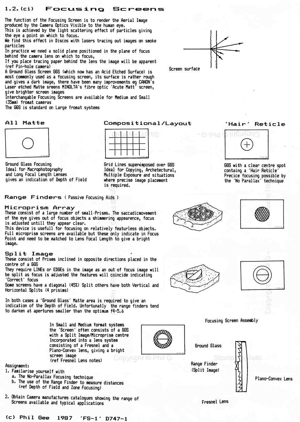 Focus Screens © Phil Gee
