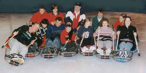 Ice Sled Users at Plymouth &copy; Phil Gee